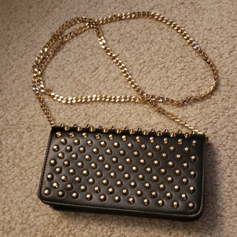 Forever 21 studded wallet bag